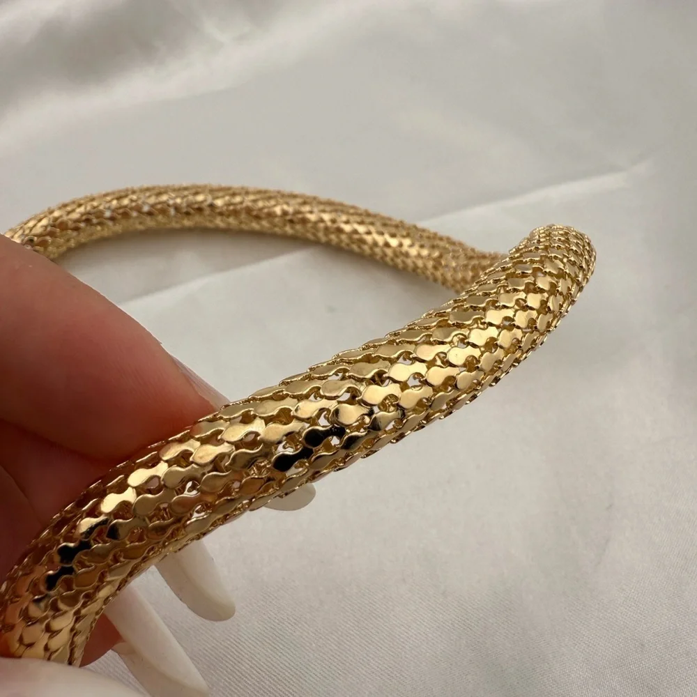 Lux Serpenti serpentine wrap multi diamonds Gold Snake Necklace - Picture 7 of 11
